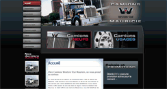 Desktop Screenshot of camionsmauricie.com