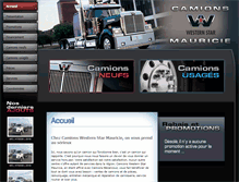 Tablet Screenshot of camionsmauricie.com